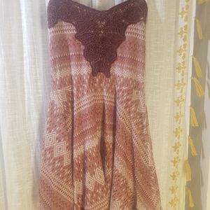 Free people mini fit and flare dress